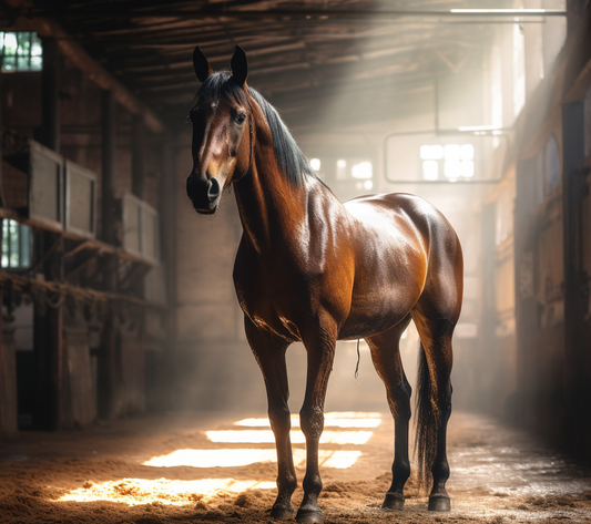 Horse With Shiny Coat